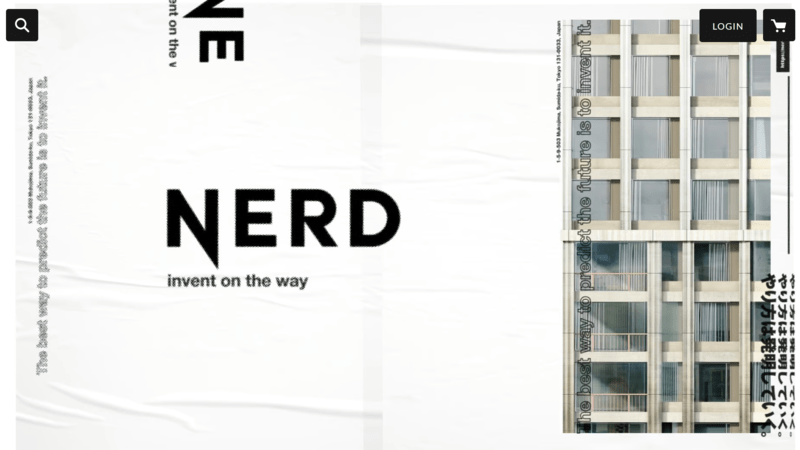 NERD GOLF ECサイト